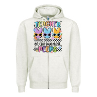 Oatmeal Heather teacher of the sweetest Zipper Hoodie - MaliasSmallBusiness