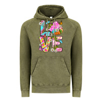Vintage Olive Love Easter Vintage Hoodie - Neo Western