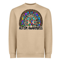 Mushroom autism awareness Heavyweight Sweatshirt - CowhideDigitalArt