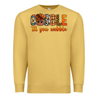 Antique Gold gobble til you wobble bbs Premium Sweatshirt - BundleAndBundleShop