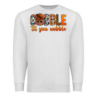 Oatmeal Heather gobble til you wobble bbs Premium Sweatshirt - BundleAndBundleShop