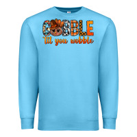 Ocean Blue gobble til you wobble bbs Premium Sweatshirt - BundleAndBundleShop