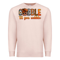 Pale Pink gobble til you wobble bbs Premium Sweatshirt - BundleAndBundleShop