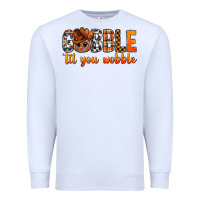 White gobble til you wobble bbs Premium Sweatshirt - BundleAndBundleShop