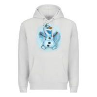 Dove Grey olaf snowman Premium Hoodie - AdoDesignShop