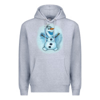 Heather Grey olaf snowman Premium Hoodie - AdoDesignShop