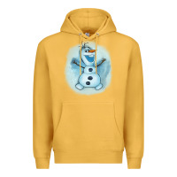 Mustard olaf snowman Premium Hoodie - AdoDesignShop