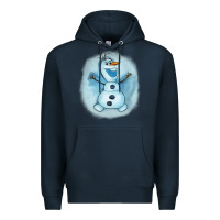 Navy olaf snowman Premium Hoodie - AdoDesignShop