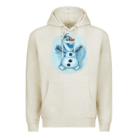 Oatmeal Heather olaf snowman Premium Hoodie - AdoDesignShop