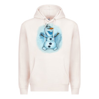 Pale Pink olaf snowman Premium Hoodie - AdoDesignShop