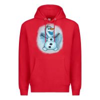 Red olaf snowman Premium Hoodie - AdoDesignShop