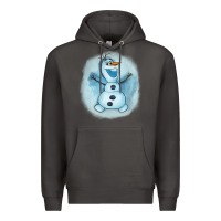 Smoke olaf snowman Premium Hoodie - AdoDesignShop