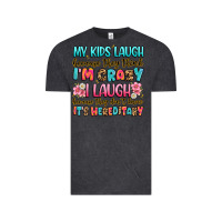 Vintage Black my kids laugh because they think i'm crazy Vintage Tee - JahusDesignShop
