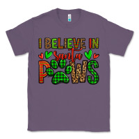 Lavender i believe in santa paws christmas Classic Tee - Jasminsmagicworld