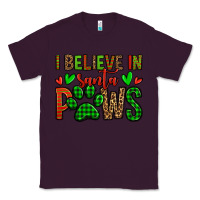 Plum i believe in santa paws christmas Classic Tee - Jasminsmagicworld