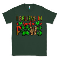 Sports Green i believe in santa paws christmas Classic Tee - Jasminsmagicworld