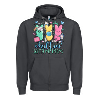 Smoke chillin with my peeps Zipper Hoodie - MaliasSmallBusiness