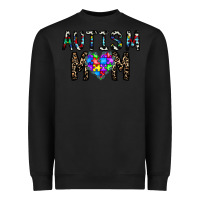 Black autism mom Heavyweight Sweatshirt - CowhideDigitalArt
