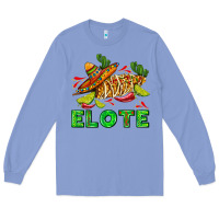 Colony Blue Elote corn sombrero lime and  cactus Long Sleeve Tee - AdoDesignShop