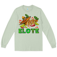 Matcha Elote corn sombrero lime and  cactus Long Sleeve Tee - AdoDesignShop