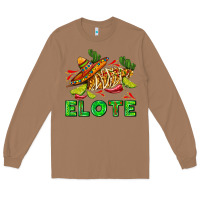 Toasted Coconut Elote corn sombrero lime and  cactus Long Sleeve Tee - AdoDesignShop