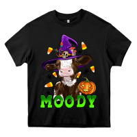 Black moody cow Heavy Core Tee - Artiststas