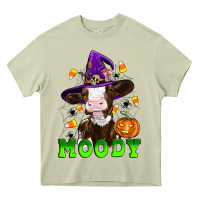 Mossy moody cow Heavy Core Tee - Artiststas
