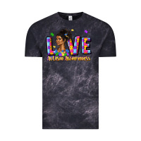 Cloud Black love autism awareness Vintage Tee - JahusDesignShop