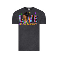 Vintage Black love autism awareness Vintage Tee - JahusDesignShop