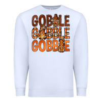 White gobble with gnomies bbs Premium Sweatshirt - BundleAndBundleShop
