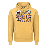 Vintage Mustard spooky vibes Vintage Hoodie - CowhideDigitalArt