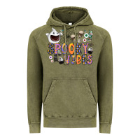 Vintage Olive spooky vibes Vintage Hoodie - CowhideDigitalArt