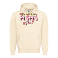 Sandshell stressed out mama club Zipper Hoodie - MaliasSmallBusiness