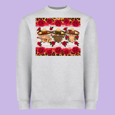 Mexico Gnomes Mouse Pad Heavyweight Sweatshirt Designed By Hra Design Shop