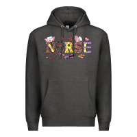 Charcoal Heather Easter Nurse Premium Hoodie - RanaPortraitStore