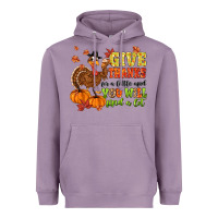 Lavender give thanks for a little and you will find a lot Heavyweight Hoodie - MaliasSmallBusiness