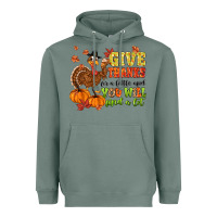 Sage give thanks for a little and you will find a lot Heavyweight Hoodie - MaliasSmallBusiness