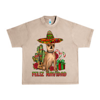 French Oak Chihuahua feliz navidad Urban Heavy Tee - JahusDesignShop