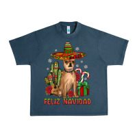 Midnight Navy Chihuahua feliz navidad Urban Heavy Tee - JahusDesignShop