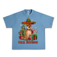 Pebble Blue Chihuahua feliz navidad Urban Heavy Tee - JahusDesignShop