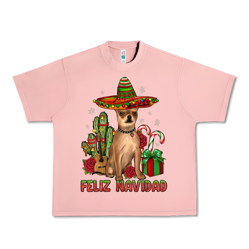 Chihuahua Feliz Navidad Urban Heavy Tee by JahusDesignShop | Teevron