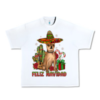 White Chihuahua feliz navidad Urban Heavy Tee - JahusDesignShop