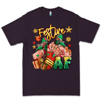 Plum festive af christmas caucasian girl sneakers Premium Tee - RanaPortraitStore