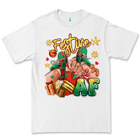 White festive af christmas caucasian girl sneakers Premium Tee - RanaPortraitStore