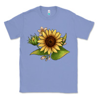 Colony Blue sunflower Classic Tee - JahusDesignShop