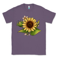 Lavender sunflower Classic Tee - JahusDesignShop