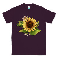 Plum sunflower Classic Tee - JahusDesignShop