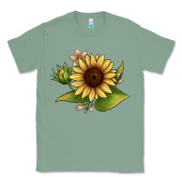 Sage sunflower Classic Tee - JahusDesignShop