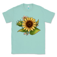 Seafoam sunflower Classic Tee - JahusDesignShop