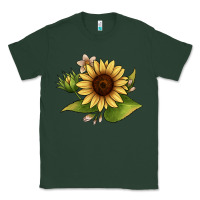 Sports Green sunflower Classic Tee - JahusDesignShop
